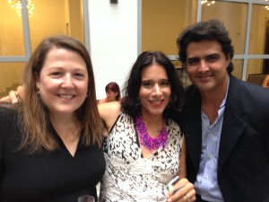 Barb with Lisa Hillier and Ed Miranda.