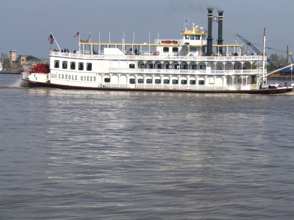 The historic Paddlewheeler Creole Queen in New Orleans. Photo by reader Nancy Edwards.