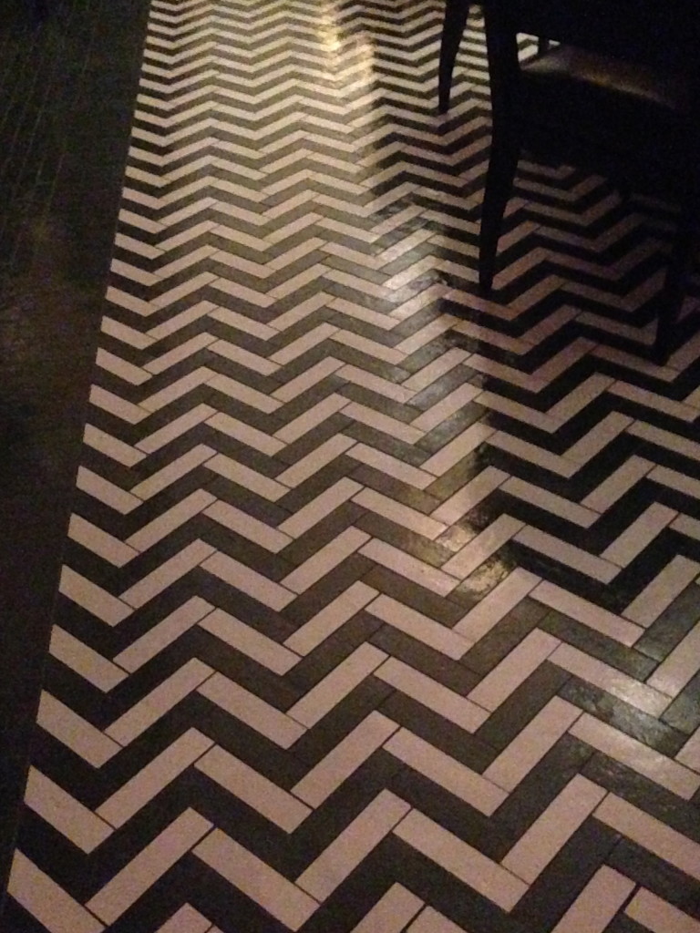The floor at Cleo. Travel Update photo by Barb DeLollis.