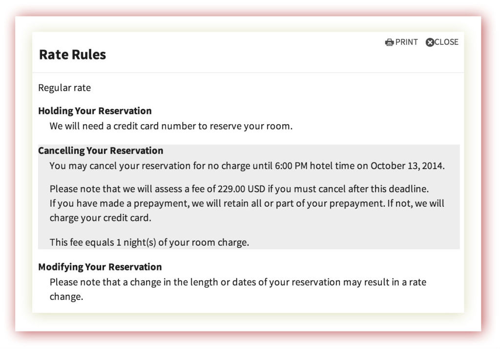 Per the rate rules above, the Marriott hotel at DFW airport gives guests more flexibility than many hotels. They have until 6 p.m., the day of arrival, to cancel their reservation to avoid penalty fees.