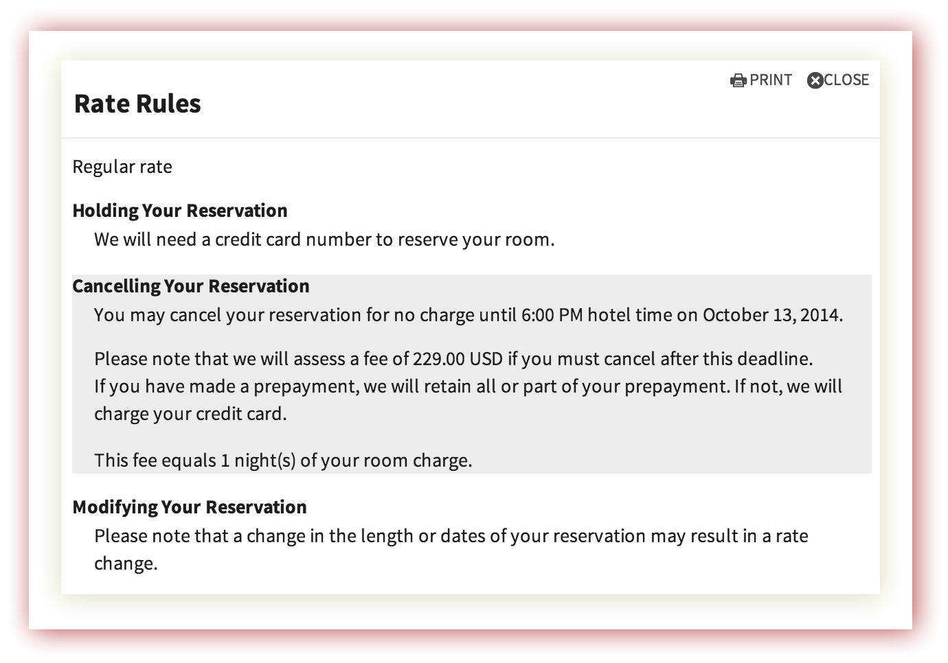 How to write a reservation letter