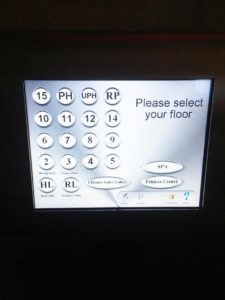 One Hotel Elevator Screen