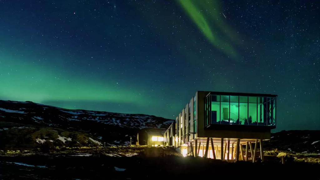 The ION's massive lobby windows make for great Aurora Borealis viewing!