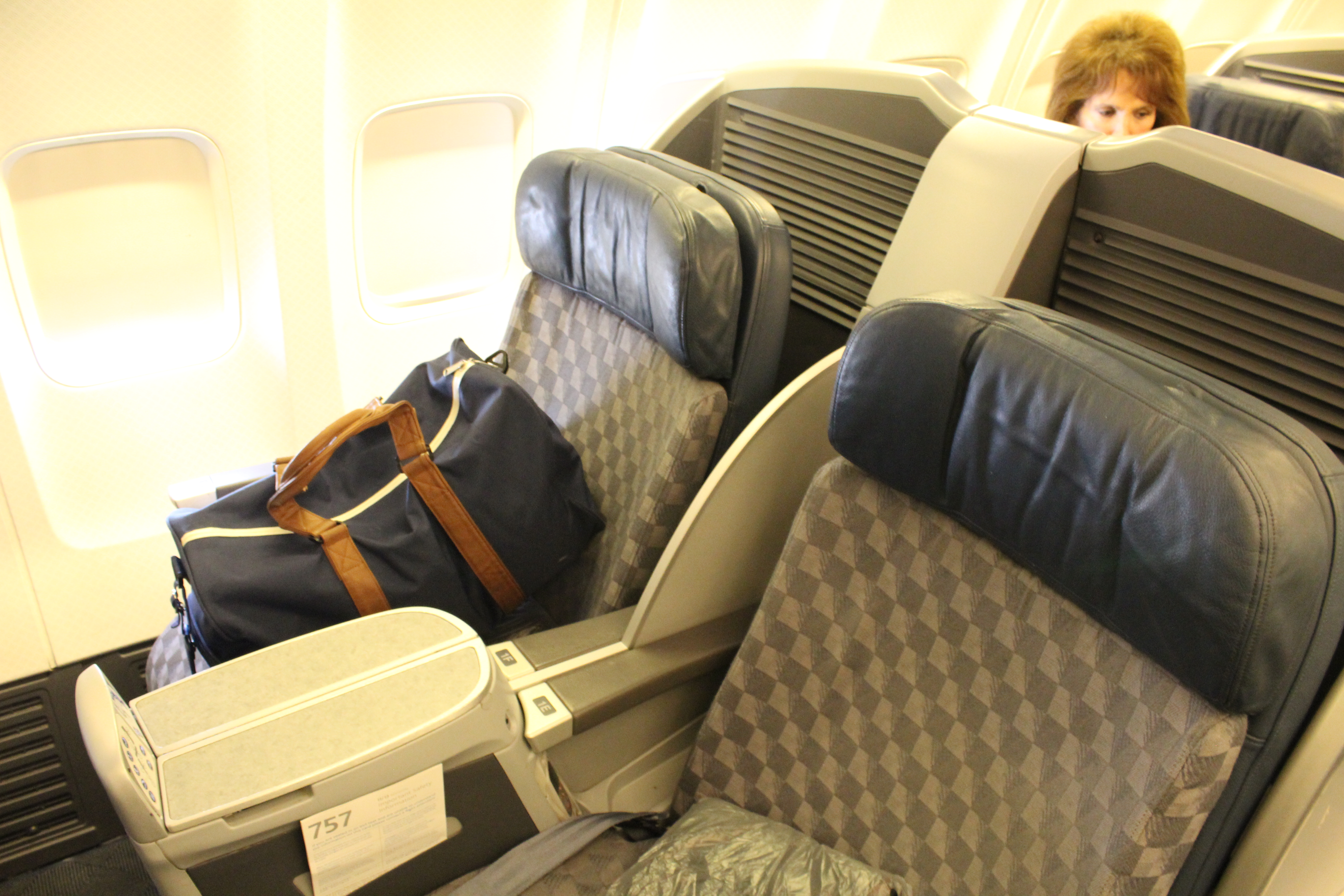 AA 757 Business Class Seat