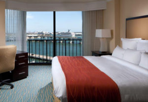Standard room - with views of Miami Beach! From Marriott Hotels Website