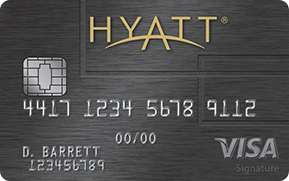 Hyatt Card - courtesy of Chase Website