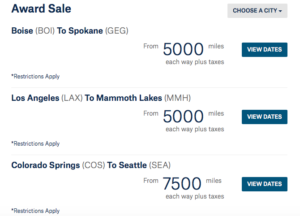 alaska airlines, mileage plan, award sale