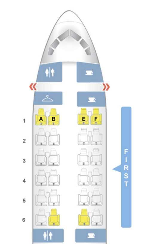 American 757 Seating Chart