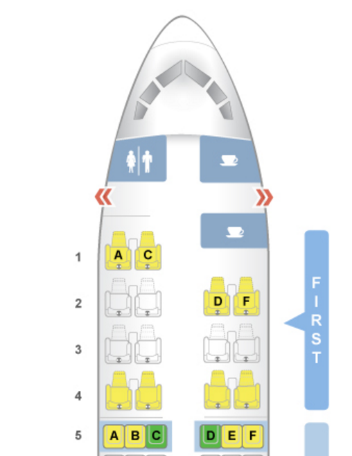 757 Seating Chart American