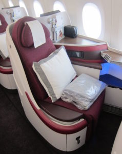Qatar Airways A350 Business Class (OMAAT)
