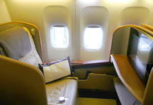 Singapore Airlines First Class 777