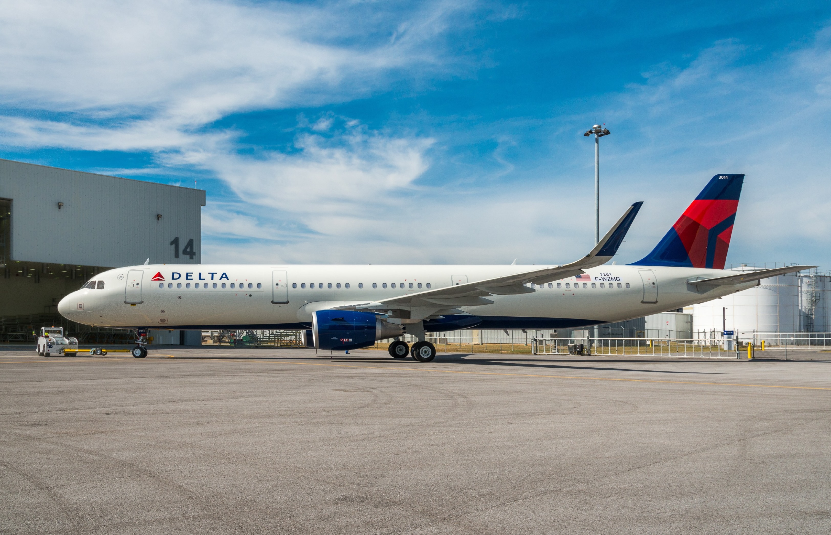 Delta's first American-made Airbus a321 (Image: Delta Air Lines)