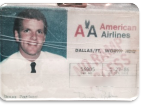 Doug Parker's 1st AA Badge (Image: American Airlines)