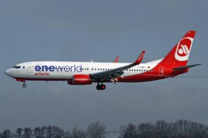 Air Berlin 737 OneWorld Livery