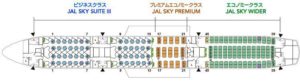 JAL 787 seats