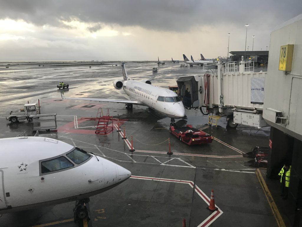a plane on the tarmac